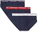 Produktbild Tommy Hilfiger Herren 3P Brief Slip, Mehrfarbig (Multi/Peacoat 904), L (3er Pack)