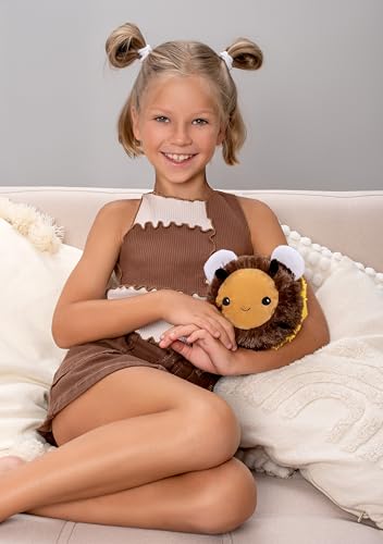 FANCY Biene Kuscheltier 13 cm – Weiches Hummel Plüschtier/Stofftier – Süßes Geschenk für Kinder, Mädchen & Jungen