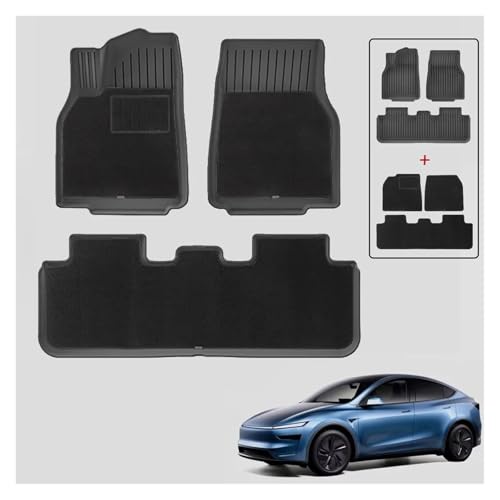 Tapis Tesla Model Y Juniper 2025 coffre et sol TPE - 2