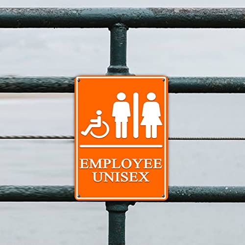 Panneau de toilettes extérieur en étain plaque de signalisation UV