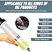 icykale 1 PC Car Manual Oil Extraction Pump, 200CC Power Steering Transmission Car Brake No Leak No Spill Oil Pump with Gasket Hose, Universal Car Vacuum Fuel Transfer Accessories (Transparent)