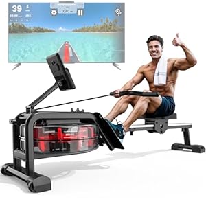 ORISYN Roeitoestel voor thuis, professioneel roeitoestel met bluetooth-boordcomputer, inklapbaar, verstelbaar, capaciteit 160 kg, geschikt voor gebruikers met een hoogte van 210 cm