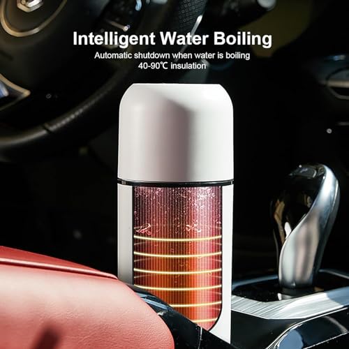 Tetera eléctrica portátil 420ml acero inoxidable miniatura 3