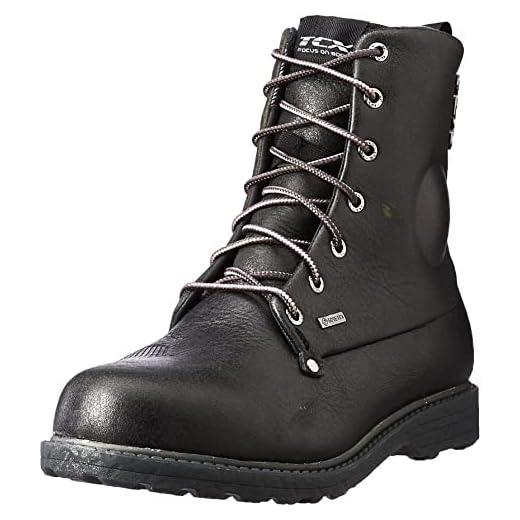 TCX Homme Blend 2 GTX Bottes Moto en Cuir, Imperméables, Noir, 47 EU
