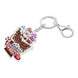 Zoom IMG-1 lonyoo portachiavi natalizio in acrilico Zoom IMG-1 lonyoo portachiavi natalizio in acrilico