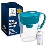 Brita Metro Water Filter Pitcher with SmartLight Change Indicator, BPA-Free, Replaces...