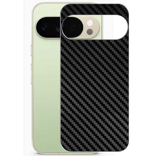 Puccy 2 Pack Back Protector Film, compatible with Google Pixel 10 Pro XL Black Carbon Fiber Guard Cover （ Not Tempered Glass Front Screen Protectors ）