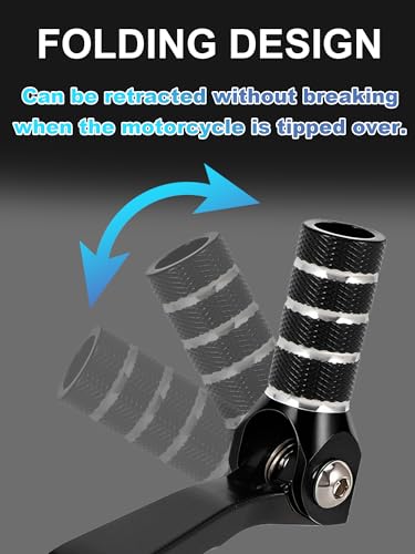 Image of Gear Shifter for KLX 230,Folding CNC 6061 Aluminum Motorcycle Shift Lever for Dirt Bike KLX232 24-25 /KLX230 22-25 /KLX230SM 23-25 /KLX230SM ABS 23-25 /KLX230S 22-23 /KLX230S ABS 22-23-Black