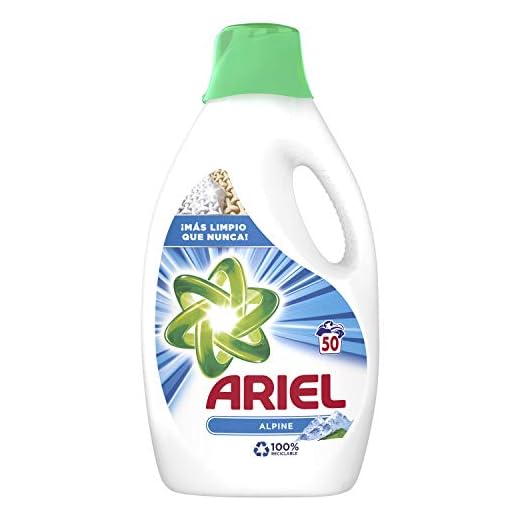 Ariel flytande tvättmedel alpes, 2,75 l, 50 stycken