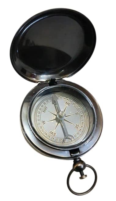 Antique Brass Push Button Compass Antique Brass Compass Nautical Compass Brass Pocket Navy Ship Compass 2-image-32