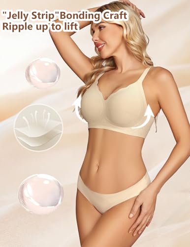 Image of Avidlove Bras for Women No Underwire Seamless Bra Comfortble Bralette Full Coverage Everyday Bras