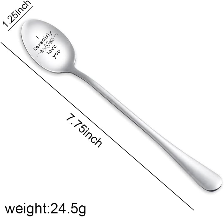 Miniatura 6 de Regalos divertidos para hombres y mujeres, regalos de cuchara I Cerealsly Love You para ella, él, marido, regalos de esposa, ideas de regalo de