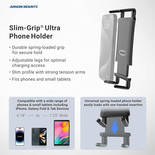 Arkon Support Pare-Brise iPhone 7 6S 6 Plus Galaxy S7 S6 Accessoire Auto