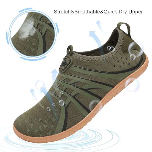 Image of Spesoul Womens and Mens Water Shoes Breathable Quick Dry Soft Barefoot Aqua Socks for Hiking Swim Beach Surf Yoga Sport