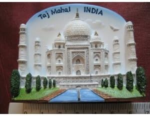 Taj Mahal Indian India 8th Wonder Resin 3D fridge Refrigerator Thai Magnet Hand Made Craft