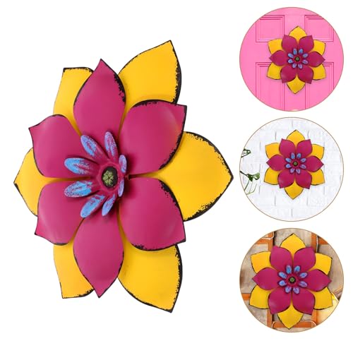 Décoration murale design unique fleur à double couche 3D salon - 7
