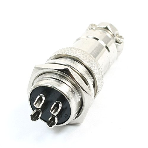 Conector de panel Aexit aviación 4 pines resistente al agua miniatura 1
