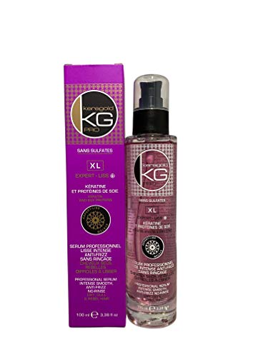 KERAGOLD PRO Serum Expert Liss pour Cheveux Secs Rebelles à la Keratine/Protéines de Soie, 100 ml Cover
