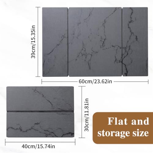 Salvamanteles plegable de alta calidad de 60 x 40 cm tapete de secado premium 4