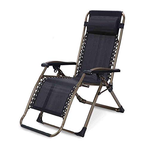 Chaise longue zéro gravité jardin lit pliant inclinable réglable - 2