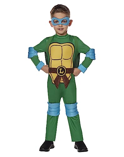 Spirit Halloween Teenage Mutant Ninja Turtles Toddler Leonardo Costume | Officially Licensed | TMNT | Group Costumes