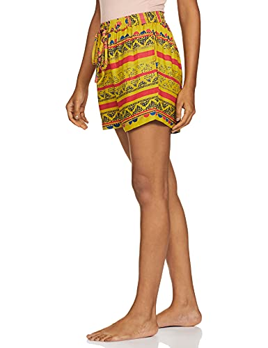 Image of Indigo Women's Bermuda Shorts (Pack of 2) (Aw21 /BLC-092 Lime+ Navy M