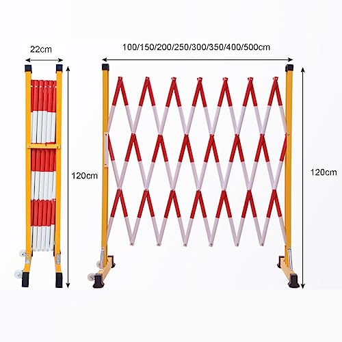 Barrière de circulation rétractable et pliable pour garage routier - 8