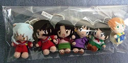 Amazon 犬夜叉 02 ガシャポン ぬいぐるみ ちびぐるみ マスコット 全6種類セット かごめ 珊瑚 弥勒 七宝 犬夜叉 朔の日の犬夜叉 アニメ 萌えグッズ 通販