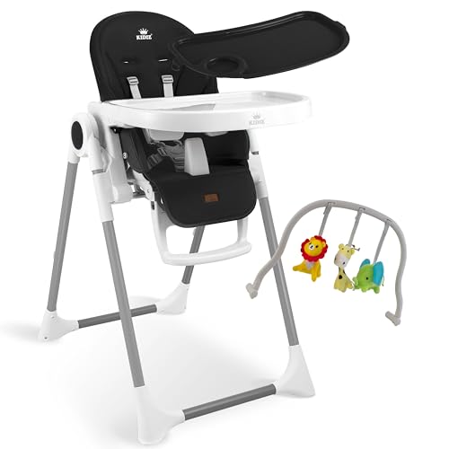 KIDIZ® 3in1 Hochstuhl Kinderhochstuhl inkl. Spielbügel, Babyliege,...
