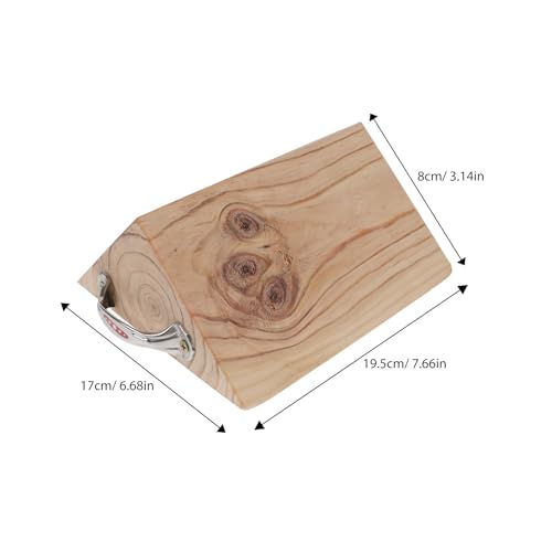 Cale de roue en bois massif robuste avec système d'installation simple - 3