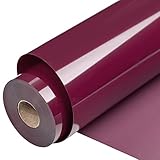 VINYL FROG Maroon Heat Transfer Vinyl Rolls, 12