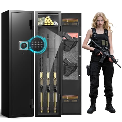2-3 Gun Safe for Rifles & Pistols - Rifle Safe...