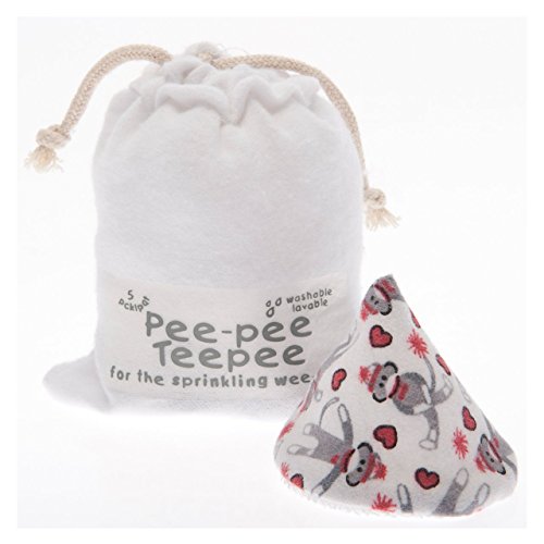 Image of Pee-Pee Teepee Sock Monkey White - Cello Bag