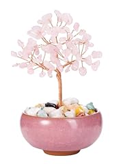 Rose Quartz Crystals Tree
