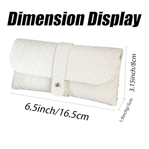 Image of Glasses storage bag Travel sunglasses myopia glasses storage bag Fashion leather storage bag