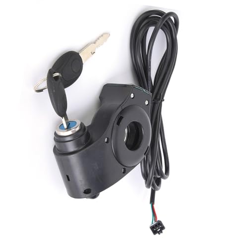 Alomejor Digitale Batteriespannungsanzeige Daumen-Gasgriff Schalter mit Tastensperre f¨¹r Motorroller Elektrofahrrad Leistungssteuerungssystem Kompatibel mit E-Bike Scooter Sicherheitsschalter