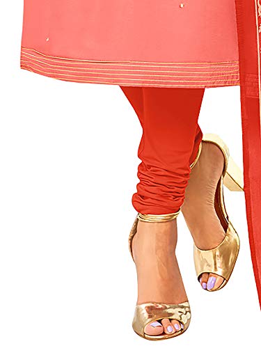 Image of AKHILAM Women's Cotton Blend Embroidered Unstitched Salwar Suit Material(30DMK60 Parent)