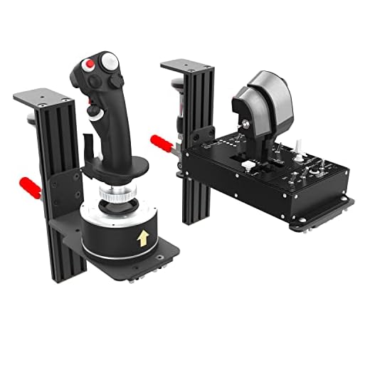 Easyget 2 Pack Desk Mounts for Flight Sim Joystick Compatible With Thrustmaster Hotas Warthog, Thrustmaster MFD Cougar Pack, Winwing Orion 1/2 Joystick & Throttle Hotas Systems - UPGRADED VERSION
