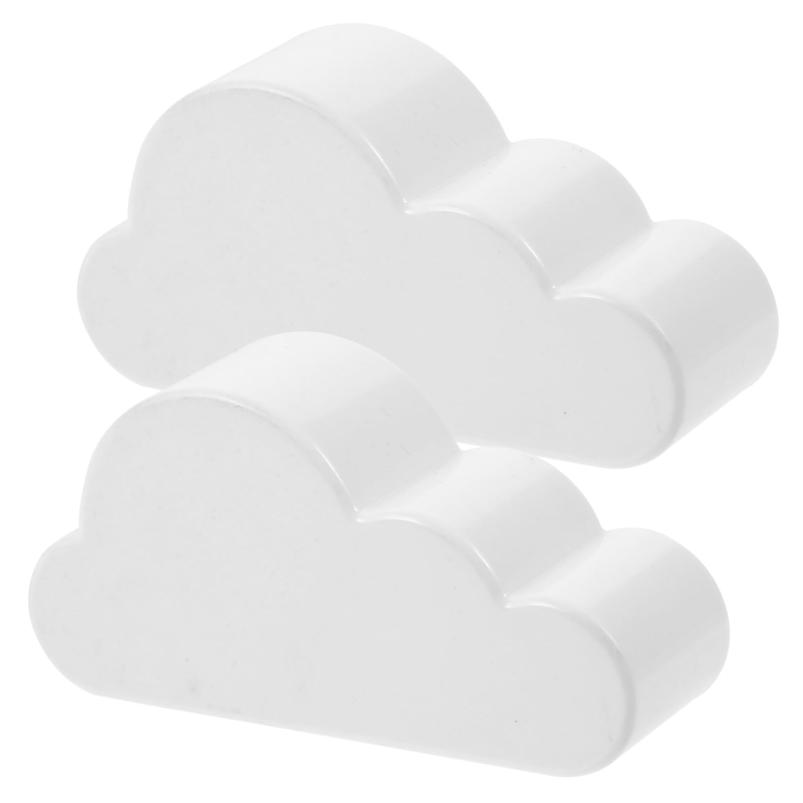 Llavero de nube blanca con soporte magnético de pared PRETYZOOM para colgar llaves en casa