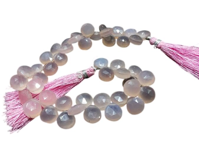 Quartz rose en perles de calcédoine naturelle de 6mm, le cadeau idéal pour créer un bijou