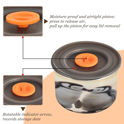 Envase de café hermético de acero inoxidable 17oz ATTX miniatura 3