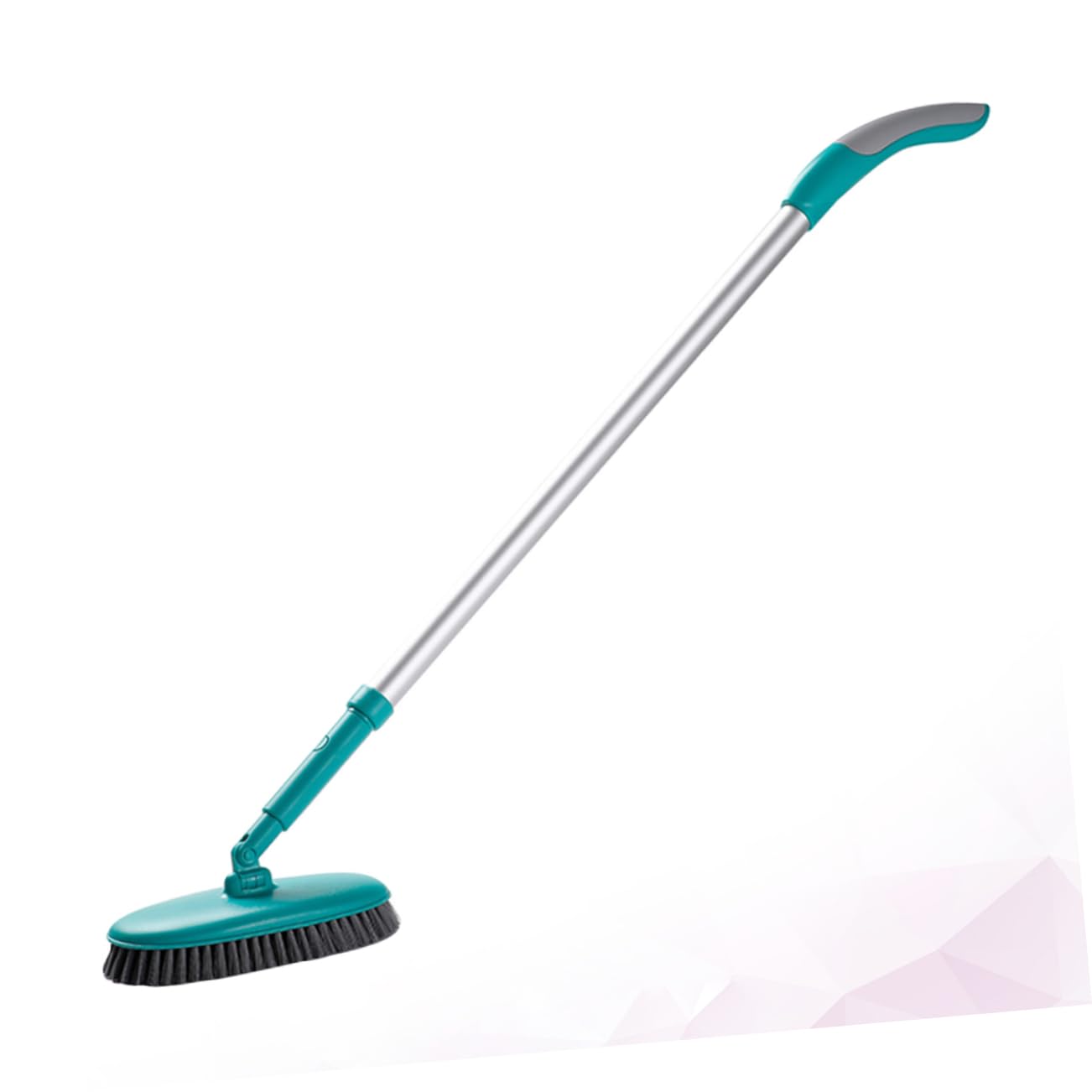 Cepillo de Limpieza de Piso de Mango Flexible Herramienta de para Azulejos Durable para Hogar y Baño