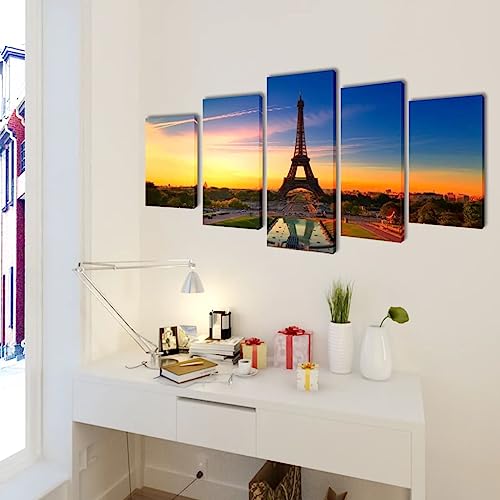 Lienzos grandes Torre Eiffel 200x100 cm para decoración de paredes de casa 2