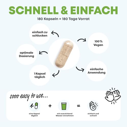 Daily Probio (180 magensaftresistent Kapseln) Kulturen Komplex 20 Bakterienstämme - Komplex u.a. mit Lactobacillus & Bifidobakterien