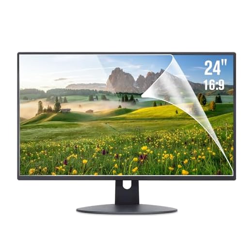 F FORITO Pacote com 2 capas compatíveis com Dell de 24 polegadas antirreflexo fosco para tela de computador, proteção ocular de 61 cm, antirreflexo e antirarranhões para monitor de computador