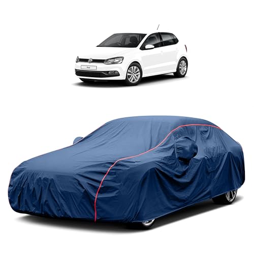 Image of Heavy-Duty Car Cover for Compatible with Volkswagen Polo (2010 to 2025 All Models) Deluxe Car Protection Cover ? Waterproof & UV-Resistant All-Season Exterior Protection