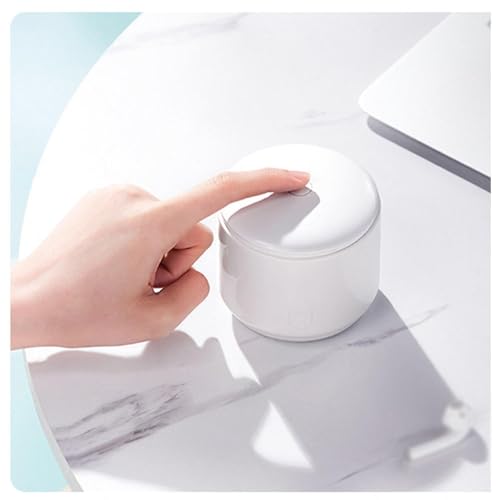 GeRRiT Pastillas Dentadura Limpieza Limpiador Dental de joyería ultrasónica de 49 kHz, Caja Dentadura Postiza, 120ml Portátil Funda Aparato Dental Gadgets