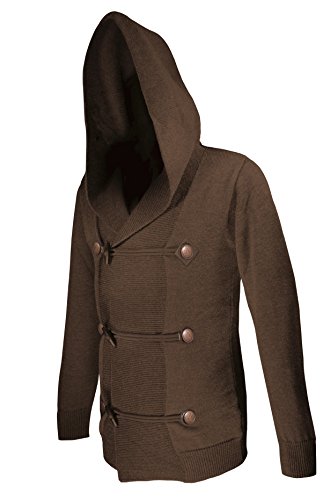 Assassin's Creed Men Knit Cardigan Musketeer Brown XS2