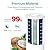 SimPure DC5P Spin Down Sediment Filter (100/500um), DB10C Housing and 10" x 4.5" PGC Sediment Carbon Water Filters