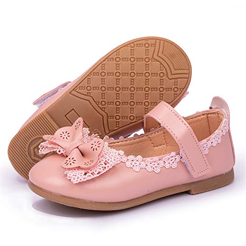 Sapatos de igreja Meckior Infantil Menina Mary Jane Ballerina sem cadarço Vestido de princesa Dança